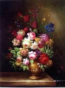 unknow artist Floral, beautiful classical still life of flowers.046 oil painting reproduction